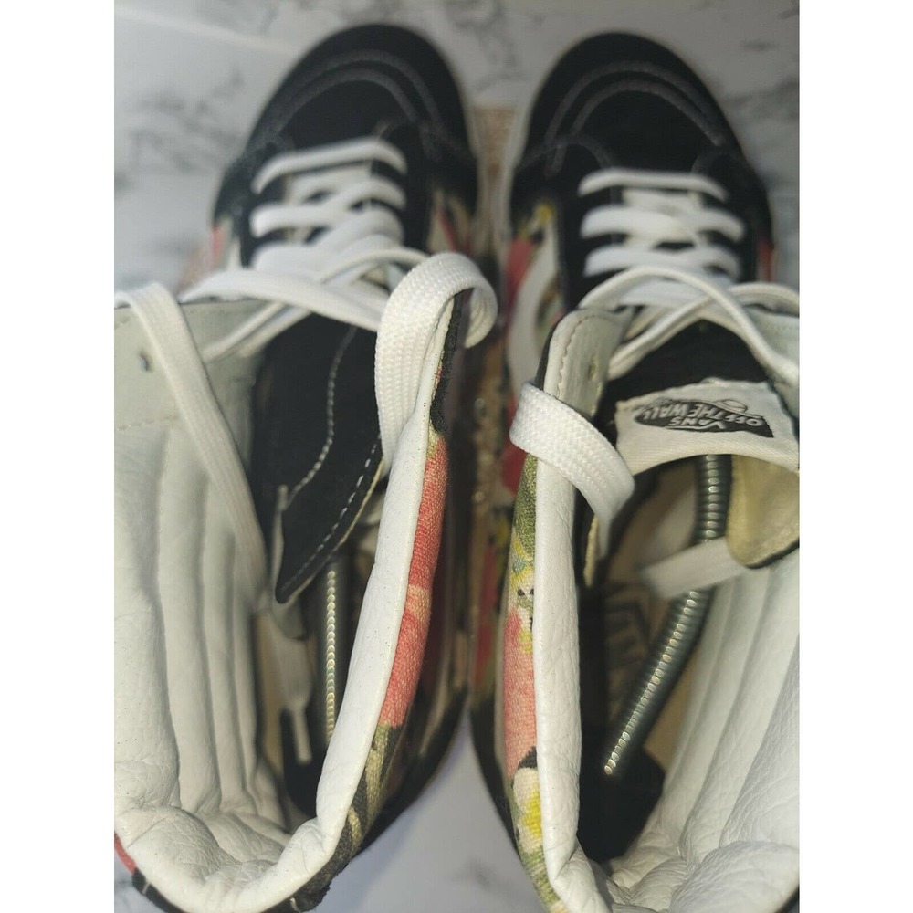 Vans Mens Sk8 Hi 721356 Canvas Lace Up Multicolor Skateboarding Shoes Size US 11 - Picture 10 of 11